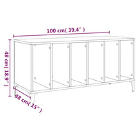 Thumbnail for Plattenschrank Sonoma-Eiche 100x38x48 cm Holzwerkstoff