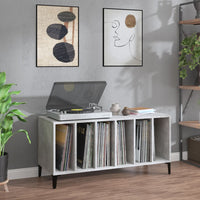Thumbnail for Plattenschrank Betongrau 100x38x48 cm Holzwerkstoff