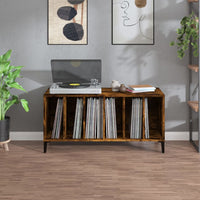 Thumbnail for Plattenschrank Räuchereiche 100x38x48 cm Holzwerkstoff