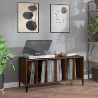 Thumbnail for Plattenschrank Braun Eichen-Optik 100x38x48 cm Holzwerkstoff