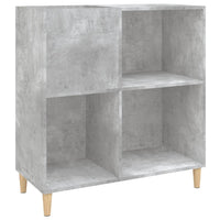 Thumbnail for Plattenschrank Betongrau 84,5x38x89 cm Holzwerkstoff