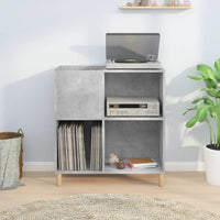 Thumbnail for Plattenschrank Betongrau 84,5x38x89 cm Holzwerkstoff