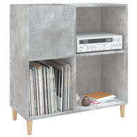 Thumbnail for Plattenschrank Betongrau 84,5x38x89 cm Holzwerkstoff