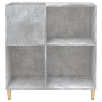 Thumbnail for Plattenschrank Betongrau 84,5x38x89 cm Holzwerkstoff