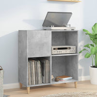 Thumbnail for Plattenschrank Betongrau 84,5x38x89 cm Holzwerkstoff