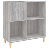 Thumbnail for Plattenschrank Grau Sonoma 84,5x38x89 cm Holzwerkstoff