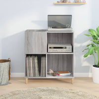 Thumbnail for Plattenschrank Grau Sonoma 84,5x38x89 cm Holzwerkstoff