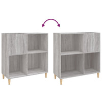 Thumbnail for Plattenschrank Grau Sonoma 84,5x38x89 cm Holzwerkstoff
