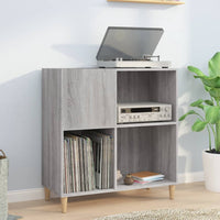 Thumbnail for Plattenschrank Grau Sonoma 84,5x38x89 cm Holzwerkstoff