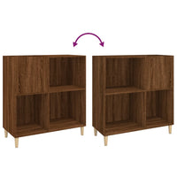 Thumbnail for Plattenschrank Braun Eichen-Optik 84,5x38x89 cm Holzwerkstoff