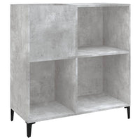 Thumbnail for Plattenschrank Betongrau 84,5x38x89 cm Holzwerkstoff