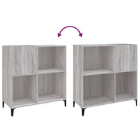 Thumbnail for Plattenschrank Grau Sonoma 84,5x38x89 cm Holzwerkstoff