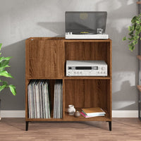 Thumbnail for Plattenschrank Braun Eichen-Optik 84,5x38x89 cm Holzwerkstoff