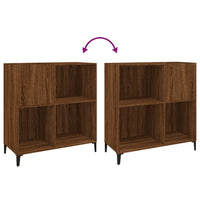 Thumbnail for Plattenschrank Braun Eichen-Optik 84,5x38x89 cm Holzwerkstoff