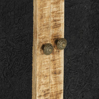 Thumbnail for Sideboard mit 2 Türen 55x35x75 cm Massivholz Mango & Eisen