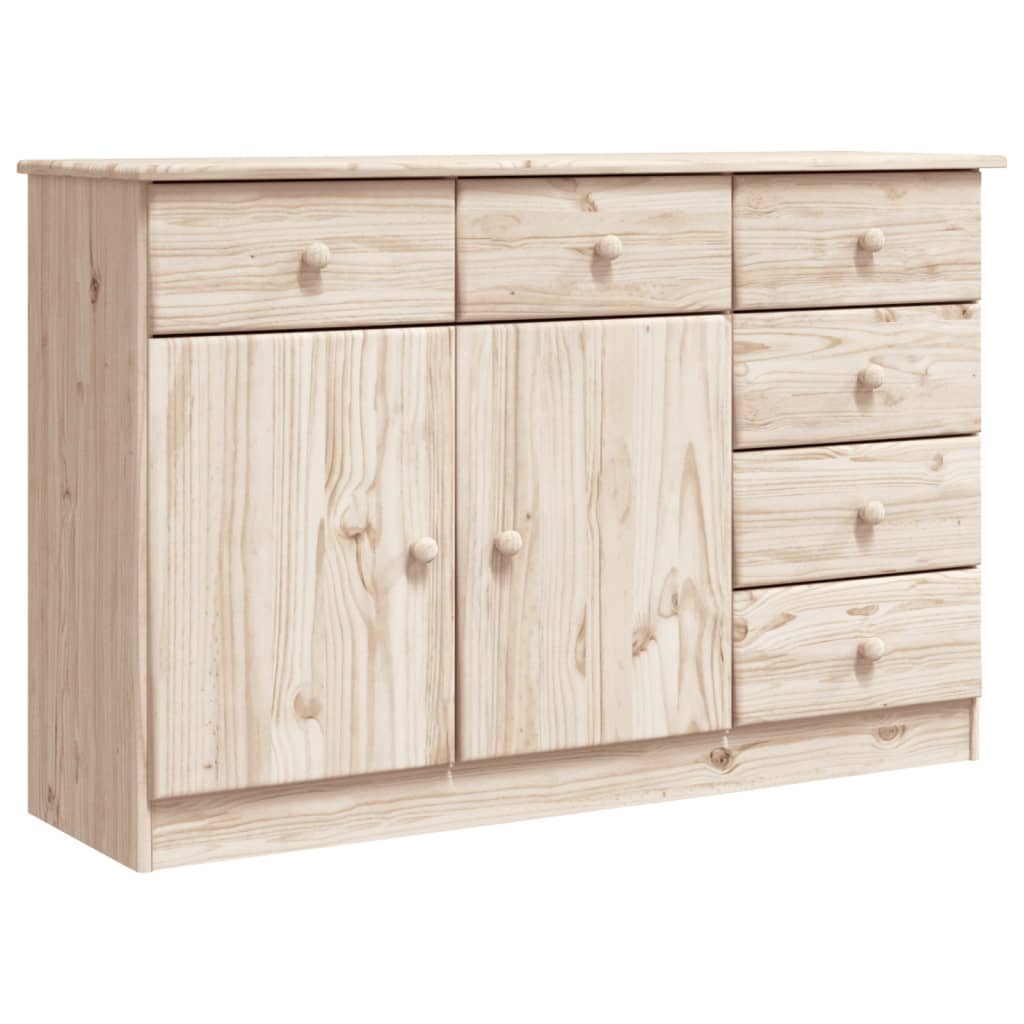 Sideboard ALTA 112x35x73 cm Massivholz Kiefer