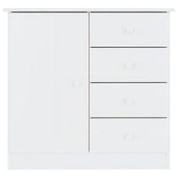 Thumbnail for Sideboard ALTA Weiß 77x35x73 cm Massivholz Kiefer