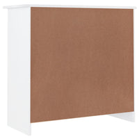 Thumbnail for Sideboard ALTA Weiß 77x35x73 cm Massivholz Kiefer