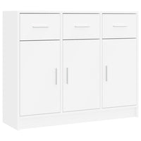 Thumbnail for Sideboard Weiß 91x28x75 cm Holzwerkstoff