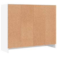Thumbnail for Sideboard Weiß 91x28x75 cm Holzwerkstoff