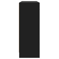 Thumbnail for Sideboard Schwarz 91x28x75 cm Holzwerkstoff