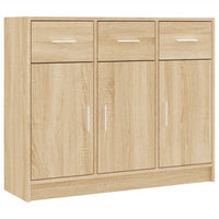 Thumbnail for Sideboard Sonoma-Eiche 91x28x75 cm Holzwerkstoff