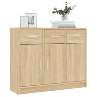 Thumbnail for Sideboard Sonoma-Eiche 91x28x75 cm Holzwerkstoff