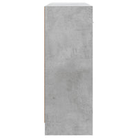 Thumbnail for Sideboard Betongrau 91x28x75 cm Holzwerkstoff