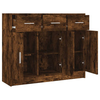 Thumbnail for Sideboard Räuchereiche 91x28x75 cm Holzwerkstoff