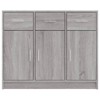 Thumbnail for Sideboard Grau Sonoma 91x28x75 cm Holzwerkstoff