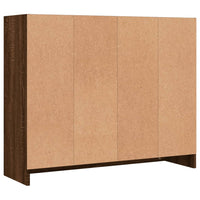 Thumbnail for Sideboard Braun Eichen-Optik 91x28x75 cm Holzwerkstoff