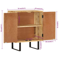 Thumbnail for Sideboard mit 2 Türen 55x35x70 cm Massivholz Mango