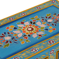 Thumbnail for Sideboard Türkis 55x30x76 cm Massivholz Mango