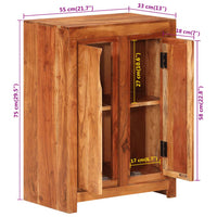 Thumbnail for Sideboard 55x33x75 cm Massivholz Akazie