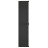 Thumbnail for Gartenschrank Grau und Schwarz 65x37x165 cm PP