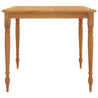 Thumbnail for Batavia-Tisch 85x85x75 cm Massivholz Teak