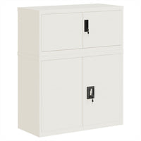 Thumbnail for Aktenschrank Weiß 90x40x110 cm Stahl
