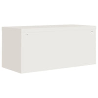 Thumbnail for Aktenschrank Weiß 90x40x110 cm Stahl