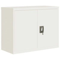 Thumbnail for Aktenschrank Weiß 90x40x110 cm Stahl