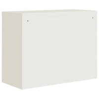 Thumbnail for Aktenschrank Weiß 90x40x110 cm Stahl