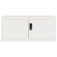 Thumbnail for Aktenschrank Weiß 90x40x130 cm Stahl