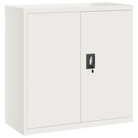 Thumbnail for Aktenschrank Weiß 90x40x130 cm Stahl