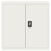Thumbnail for Aktenschrank Weiß 90x40x130 cm Stahl