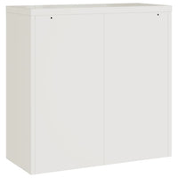 Thumbnail for Aktenschrank Weiß 90x40x130 cm Stahl
