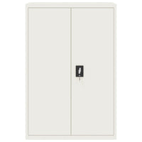 Thumbnail for Aktenschrank Weiß 90x40x180 cm Stahl
