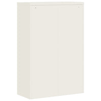 Thumbnail for Aktenschrank Weiß 90x40x180 cm Stahl