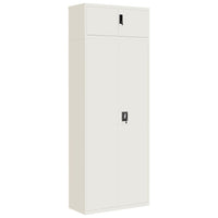 Thumbnail for Aktenschrank Weiß 90x40x240 cm Stahl