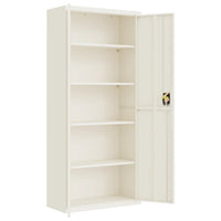 Thumbnail for Aktenschrank Weiß 90x40x240 cm Stahl