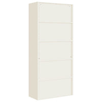 Thumbnail for Aktenschrank Weiß 90x40x240 cm Stahl