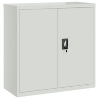 Thumbnail for Aktenschrank Hellgrau 90x40x130 cm Stahl